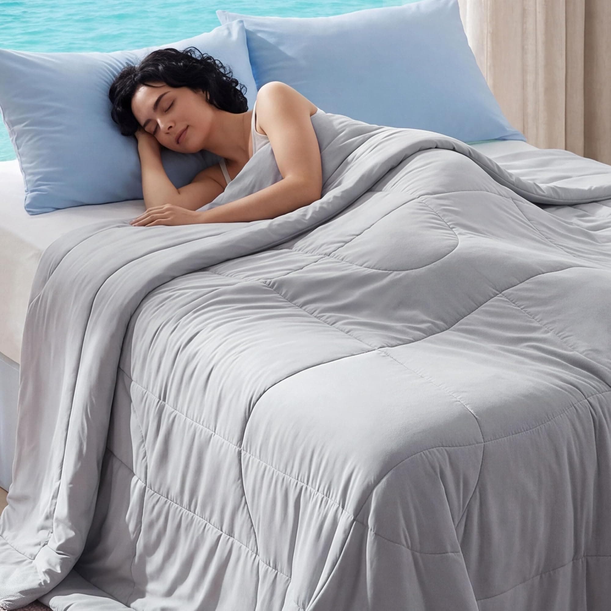 Bedsure cooling comforter queen